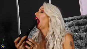 Check Out Big Breasted Ashley's Beautiful Red Lips