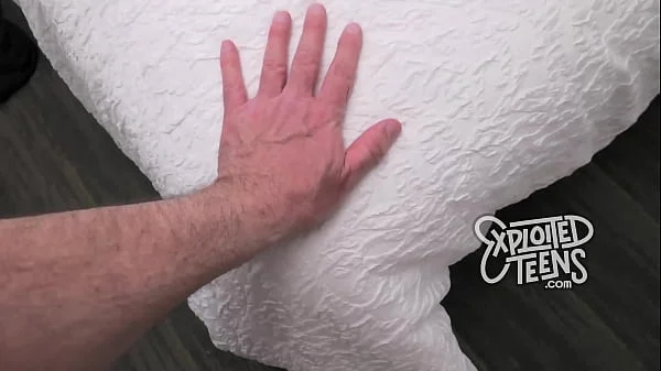 Wholesome blonde amateur makes her first porn