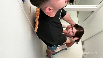 My Girlfriend And I Get Caught Having Sex In The Elevator - Rossa Vax