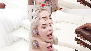 Tattooed Slut Sasha Anime Guzzles Warm Piss During Rough Sex