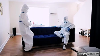 A pandemic will not stop the 2 horny lovers to have safe sex