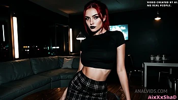 I Invited A Beauty For Tea, And She Preferred My Hot Cock, Fucked Her In The Ass And Filled Her Pussy With Cum [Ai Generated]