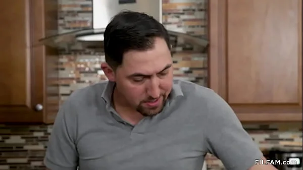 Nasty blonde caught sucking dick by stepdad - Derrick Ferrari, Juan Largo, Dixie Lynn