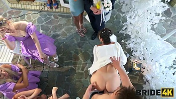 A Real Wedding Anal Bang, Bride Was Nailed By A Toastmaster