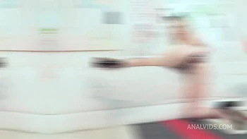 Teen Cat Girl Gets Double Penetrated. Atena Rouse. Dp. 3 On