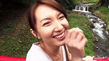 Skinny Asian Mature Wife talk to Cheating Suck and Swallow by Stranger in Uncensored JAV POV Porn