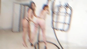 Caged, Jessy Jey and Giada Sgh Vs 4 Boys with Balls Deep Anal