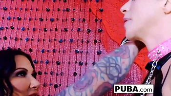 Ariella Ferrera And Jenevieve Hexxx In Big Tittie Milf Hotties Fuck Their Slave Boy!