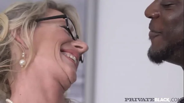 Private Black - Mature Busty Lady Mandy Bright Mounts A Big Black Cock