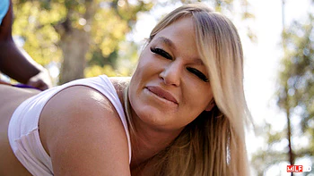 Local Milf Teases Big Dick Yard Worker