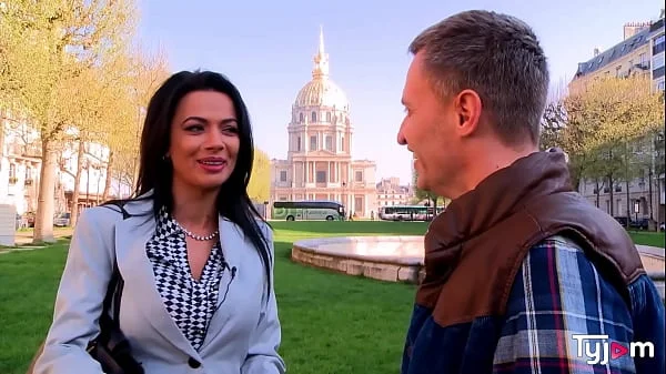 Sexy bomb Shalina Devine having a hardcore anal sex with a french dick