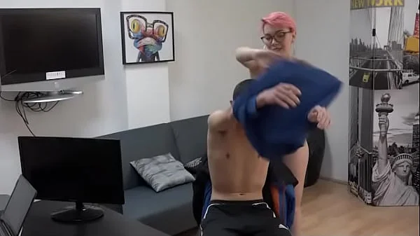 Horny ladyboss loves banging young job candidates