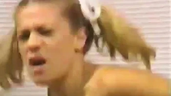 Hot cheerleaders bang lucky guy: Blowjob, Doggy  Cowgirl Porn