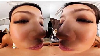 VR ASIAN: Blowjob, Cowgirl  Big Tits Porn