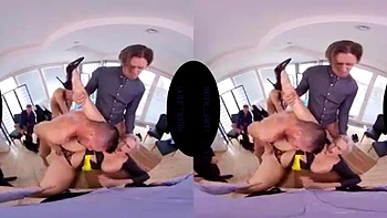 Work group: Cowgirl, Big Tits  Blonde VR Porn