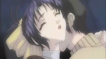 Cum covered japanese anime slut in fuck session gets banged