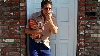 Teen brunette fucked in the bathroom