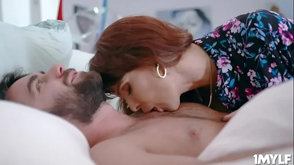 Stepson lucky to fuck her horny stepmom Syren De Mers dripping MILF cooch in every position