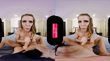 VR Adrianna: Cowgirl, Babe  Blonde Porn
