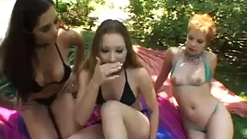 EMILY DAVINCI STRAPON ORGY: Cowgirl, Big Tits  Brunette Porn