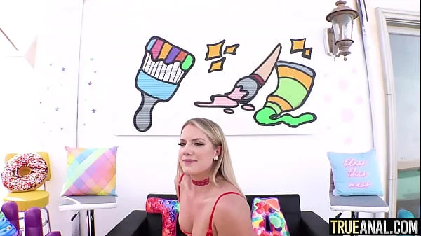 TRUE ANAL Hot blonde Candice Dare cant get enough