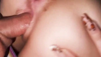 Emily18 Just Turned 18 - Tight Teen Pussy Stretched Hard By StepDaddy's Big Cock First Time