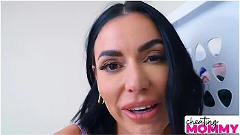 Sexy Brunette Babe Venus Valencia Makes Stepsons Friend Her New Boy Toy