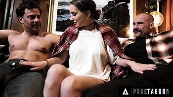 PURE TABOO Pervert Mature Weirdos Trick Naive Neighbor Laney Grey To Take Her Virginity