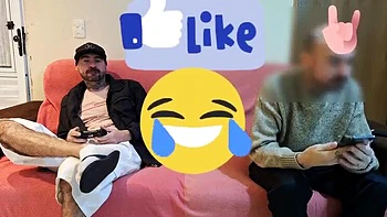 Blindfolded Wife Surprised by Redhead Friend Fucking Husband - Amateur Cuckold & Cumshot