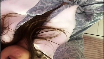 Early Night Horny Tight Pussy - Brunette Masturbate