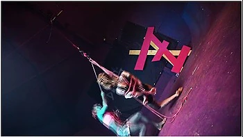 Tattooed Skinny Girl Get Suspended On Rope - Bondage Shiabri Bdsm