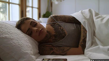 Rob Piper and Leigh Raven in hot interracial action with a massive bbc.