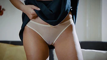 A couple, Michael Fly and stunning Mia Trejsi, enjoying intimate moments.