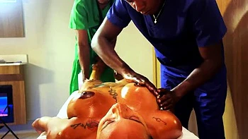 Leyne Rodriguez Rough Fuck - Big Tits Latina Hotwife Gets Nasty Massage & Doggy Style Sex