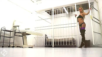 Stunning Inked Blonde Makes A Porno