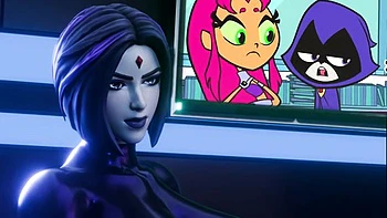 starfire vs raven-no-wm-fenderblender3d