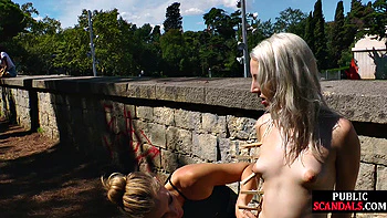 Public amateur bonded outdoors