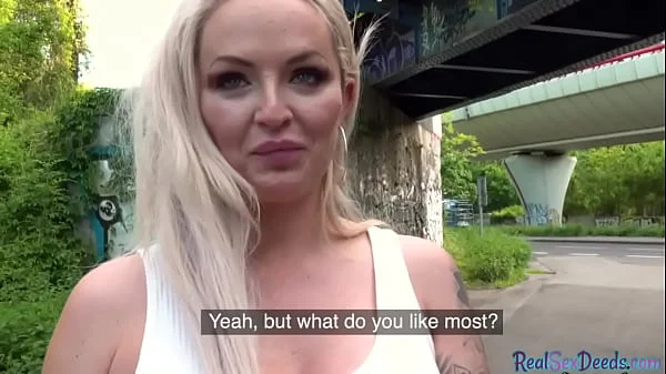 Panties to the side fuck for picked up amateur slut in public place