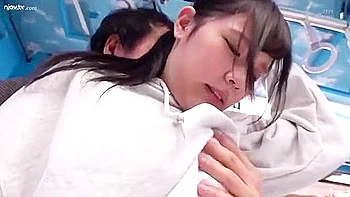 She squirts in her pussy and gets fucked deep in her throat, then creampied.