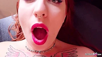 Redhead Teen 18+ Yuno Love Pickup For Rough Casting