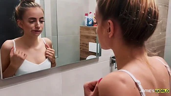 Teen 18+ Girl Provokes Her Boyfriend Who Is