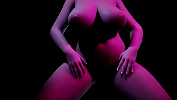 Thick Milf with glasses Dancing naked: 3D Porn