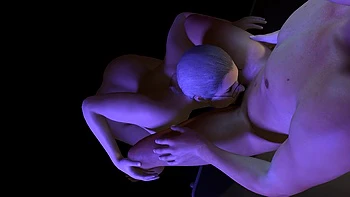 Cougar Sucking Dick on Her Knees POV