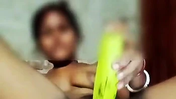 Asian Housewife Self Satisfaction With Banana