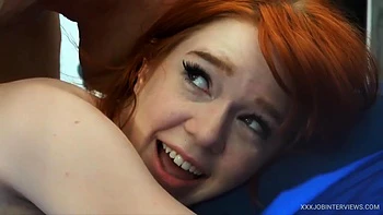 Ariel Darling In Redhead Babe Proves Shes The One For The Job