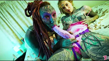 Hardcore Tattoo Couple Femdom