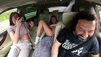 Airport To Villa Squirtings In My Car