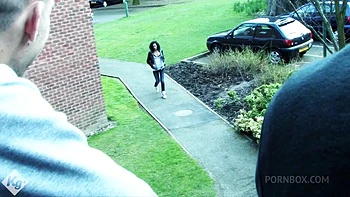 The Inked Asian College Babe Meets A Horny Stud