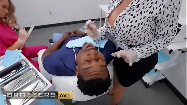 A Dental Cleaning Routine Turns To A Hot 3some Between (Joslyn James, Harley King, Jax Slayher) - Brazzers