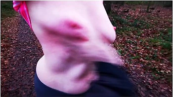 Titslapping In Open Place